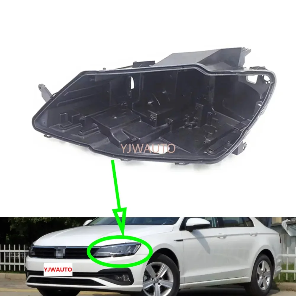 For VW Lamando Jetta 2019 2020 Car Headlight Base Headlamp House Replacement Front Lamp Holder Rear Headlight Back Support