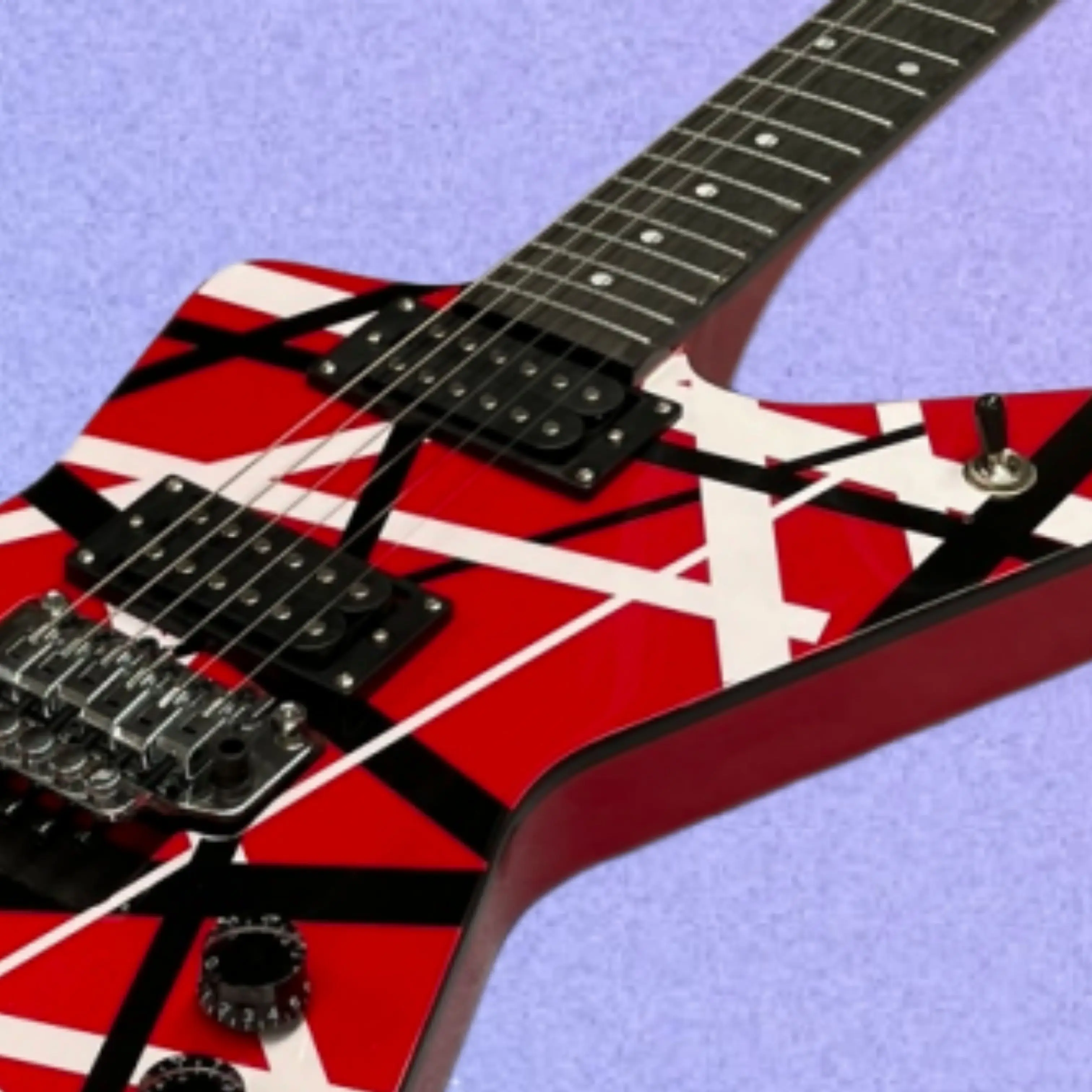 Red 6‑String Electric Guitar, With Rosewood Fingerboard And Tremolo System Guitars,Stylish Stage Performance Electric Guitarra