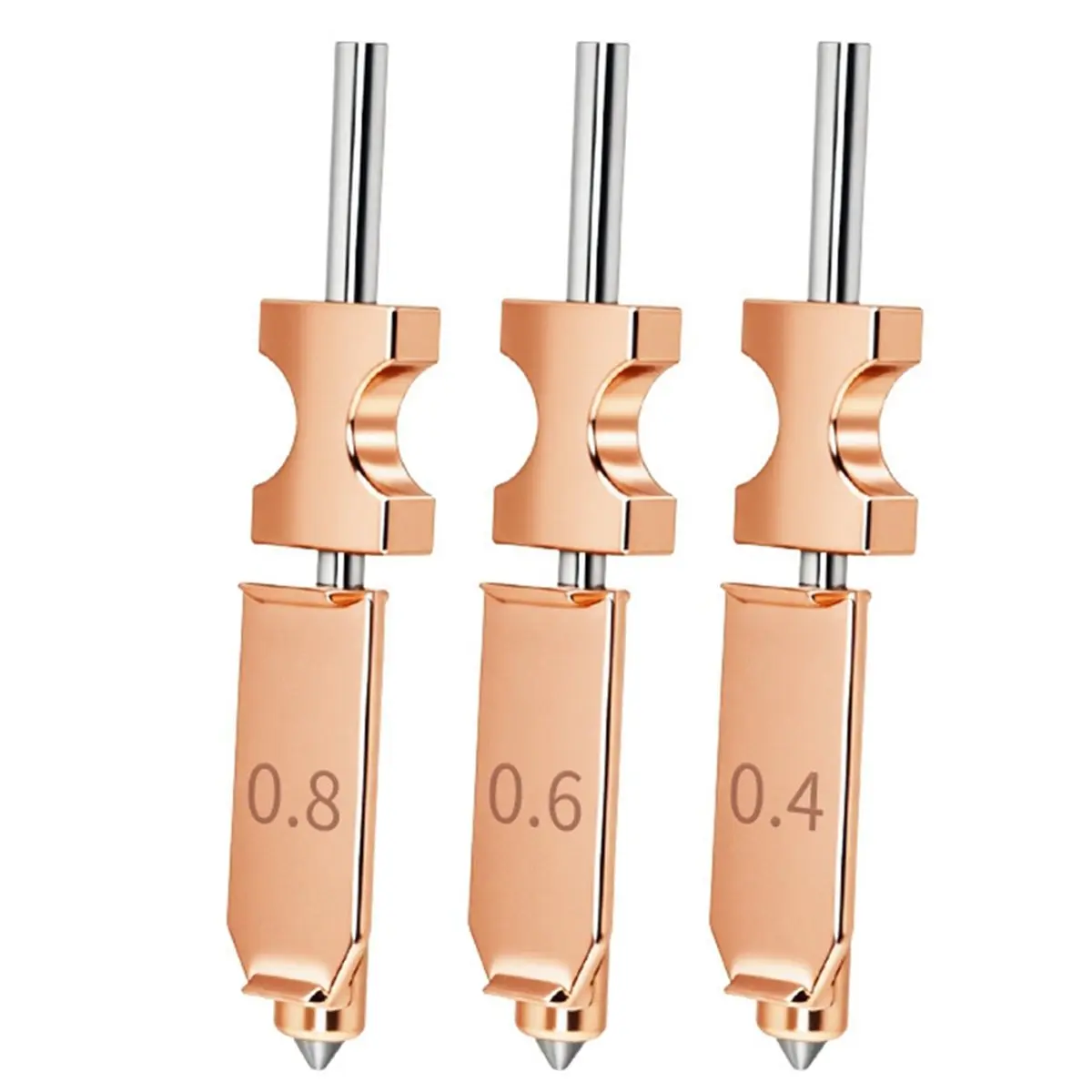 N28R For Flashforge AD5X Nozzle Upgrade Detachable 0.4 0.6 0.8mm for Flashforge AD5X Hotend Extruder Quick Release Nozzle