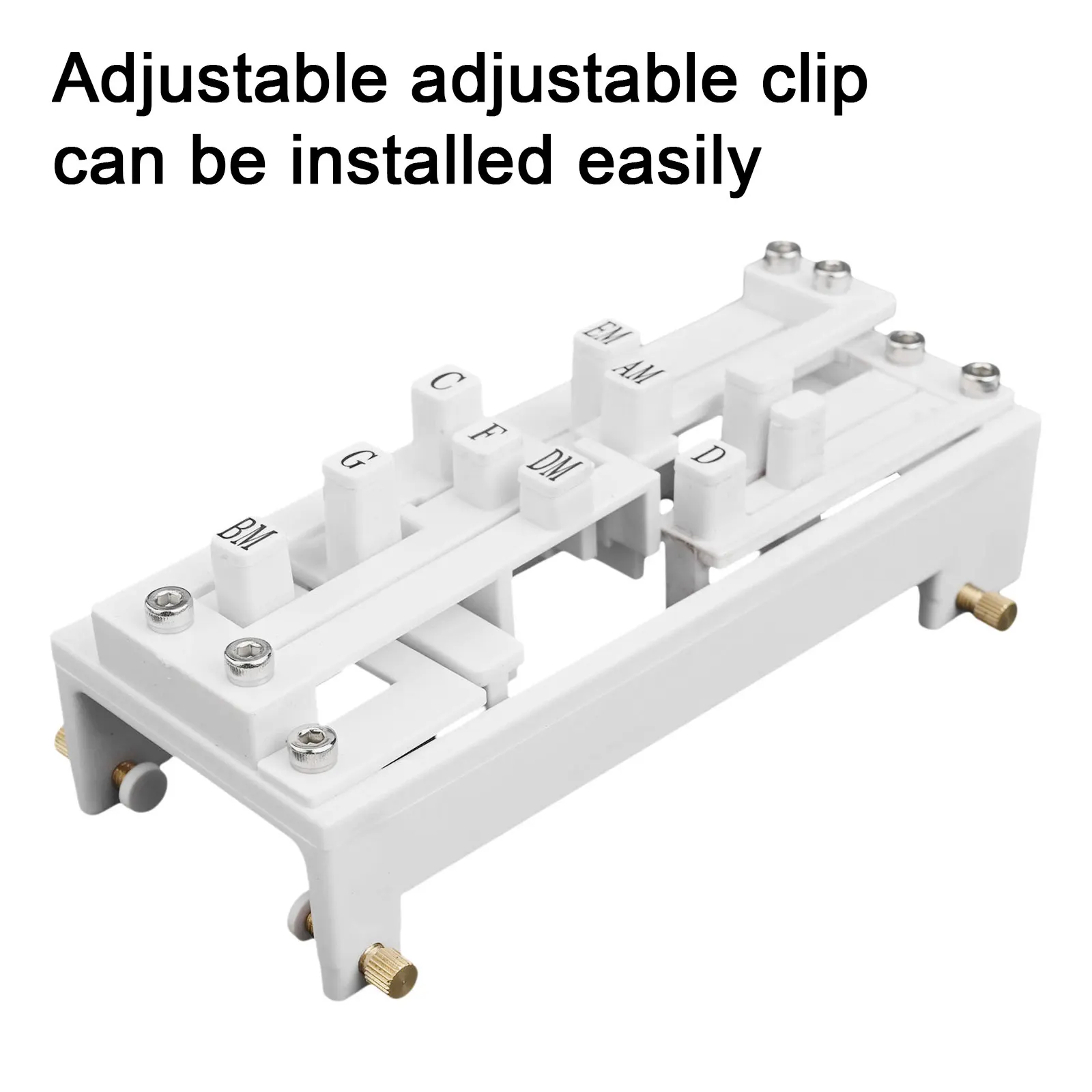 

Компактный гитарный инструмент, необходимый для начинающих, гитарная практика дома, прочный АБС-материал для музыкальной практики, каподастр
