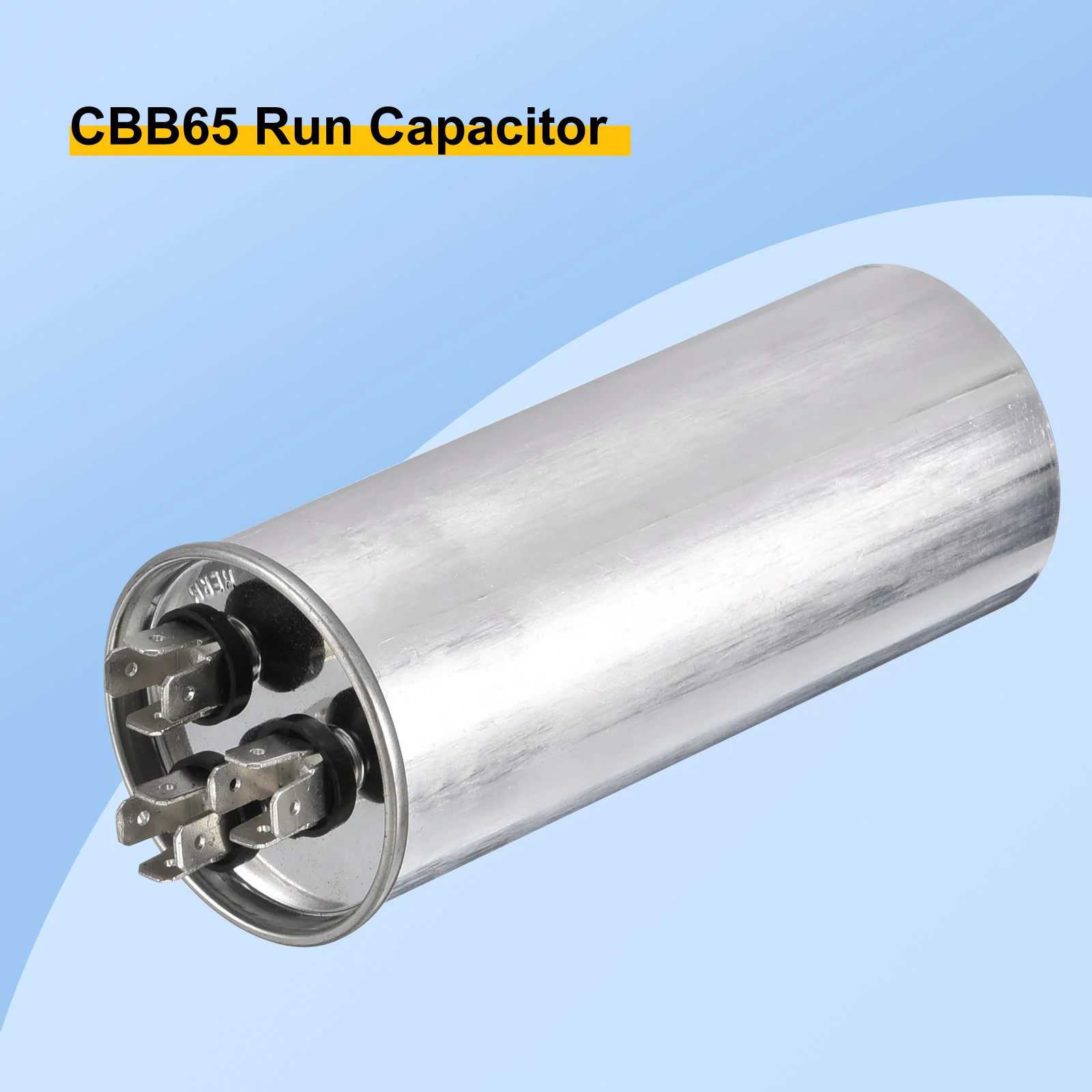 1/2/3Pc CBB65 Dual Run Start Capacitor 370V 440V AC Circular Run Capacitor for Air Conditioner Cool Heat Pump Condenser AC Motor