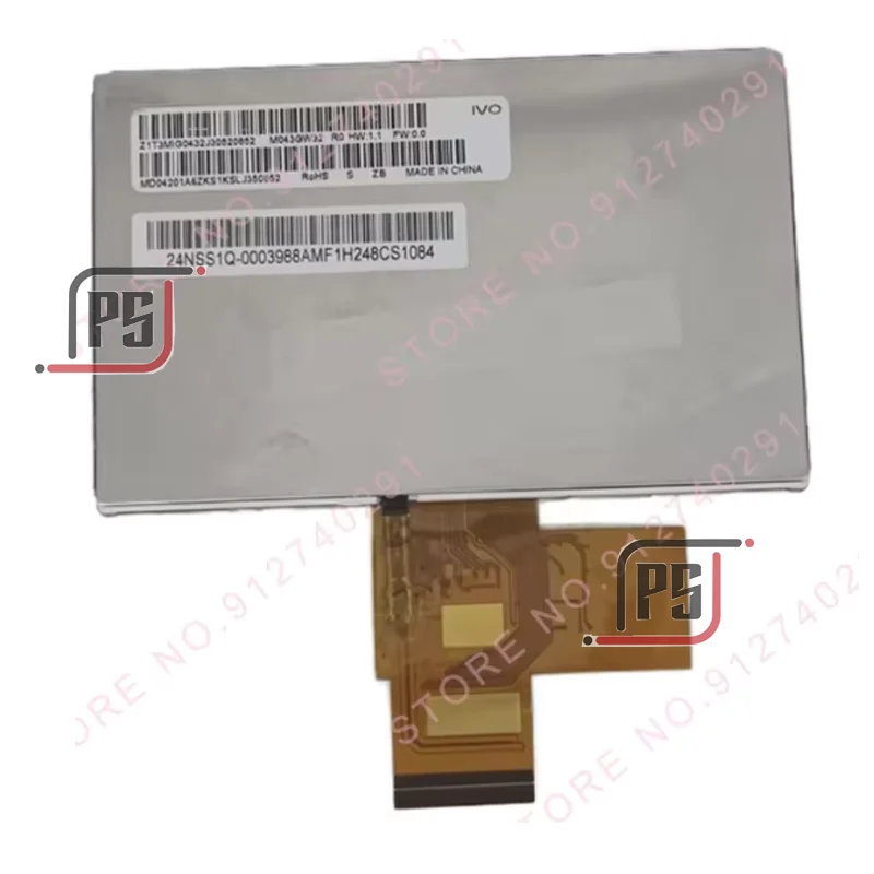 

M043GW32 R0 Original 4.3 Inch LCD Display Screen Panel M043GW32 RO G0432 R0 480*272