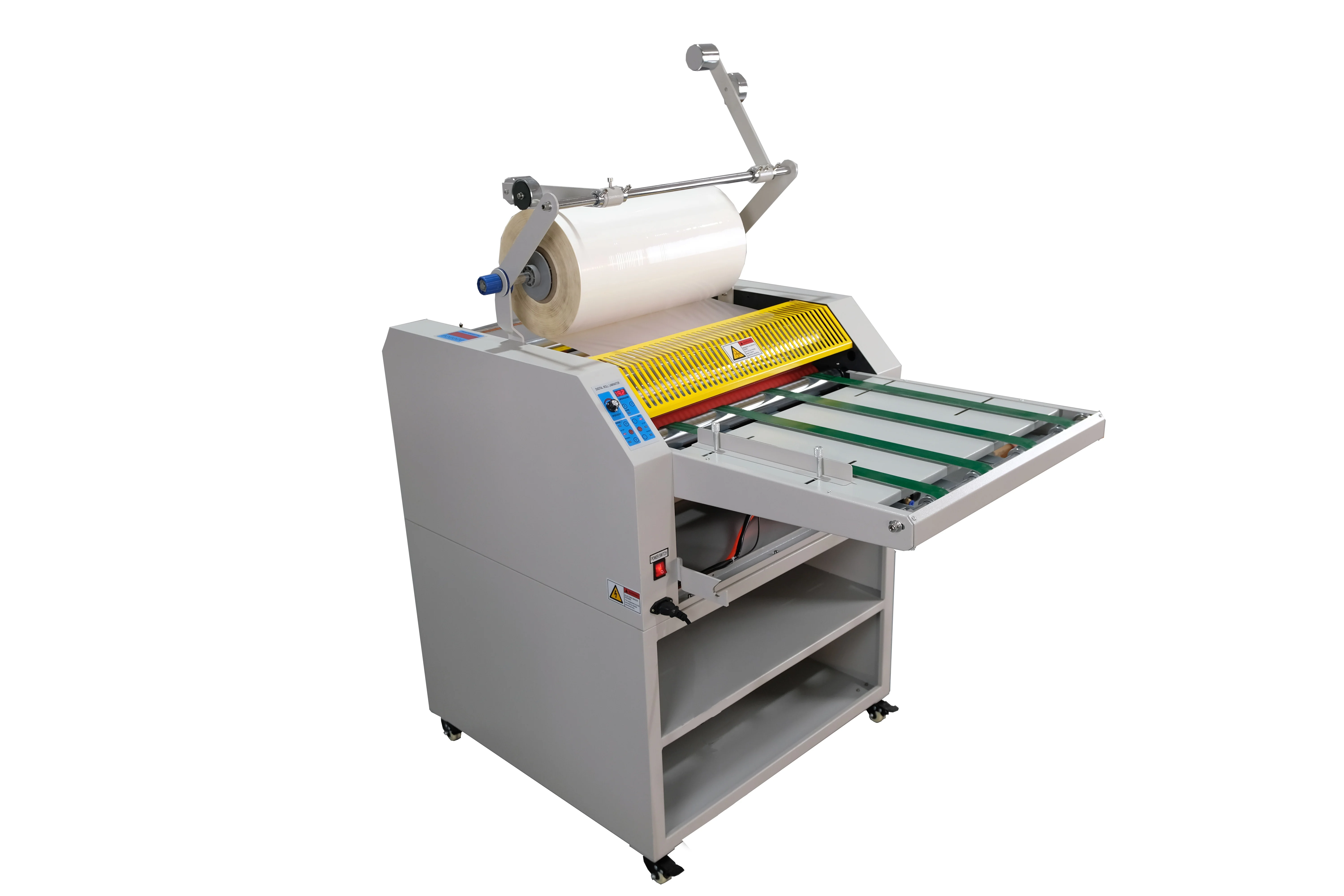 485mm Width Digital Laminator Machine  Anti-Curl Automatic Cut for Paper Film with Turbo Pressure 200kg Pneumatic System