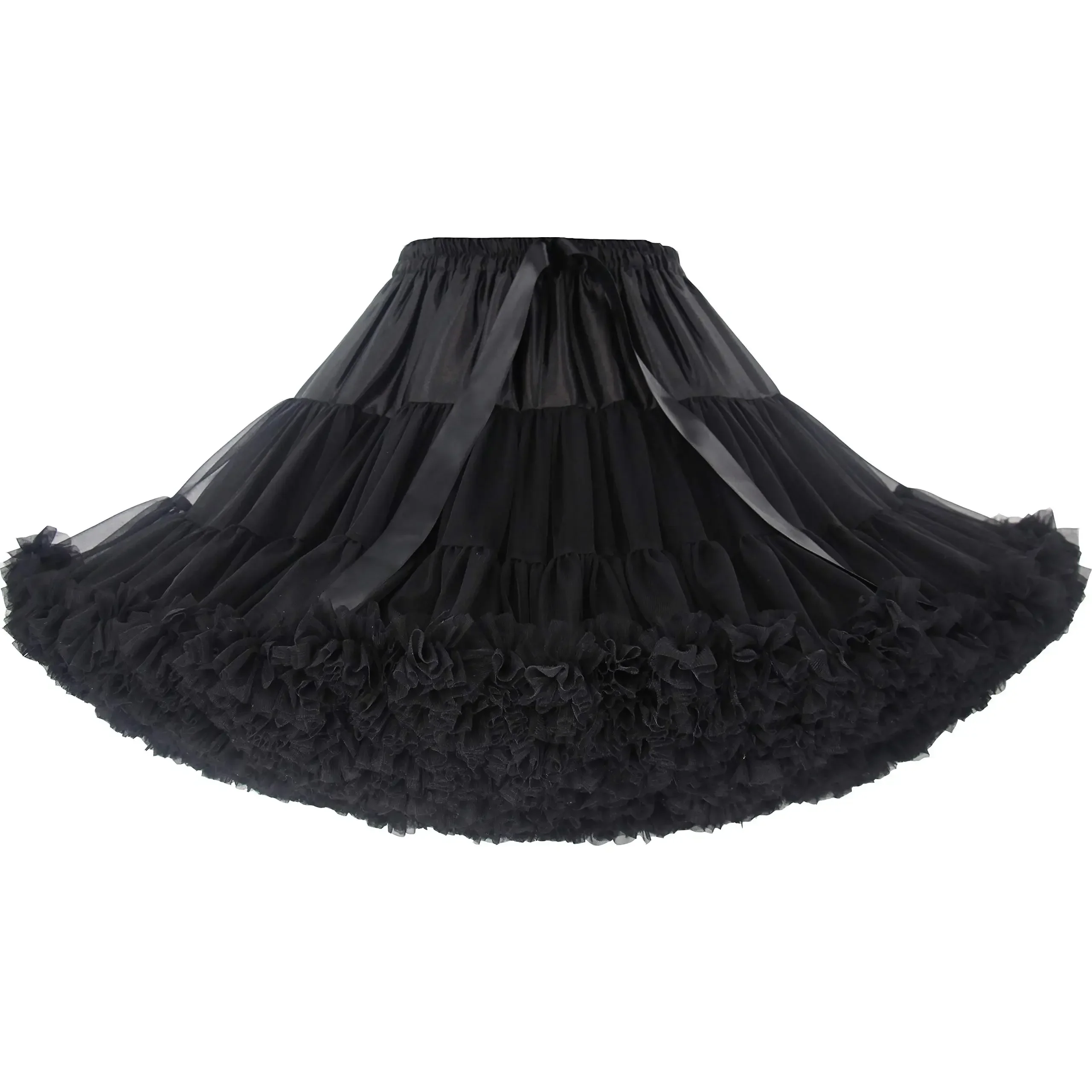 Womens Bubble Skirt Pettiskirt Tutu Ball Gown Fluffy Skirt Petticoat