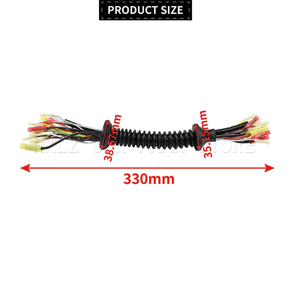 Langlebiges Reparaturset für die Heckklappenverkabelung, Kabelbaum für die Hecktür für Fiat 500 2007-2015 503020 51798181 51277102 2320050. – Detail 2