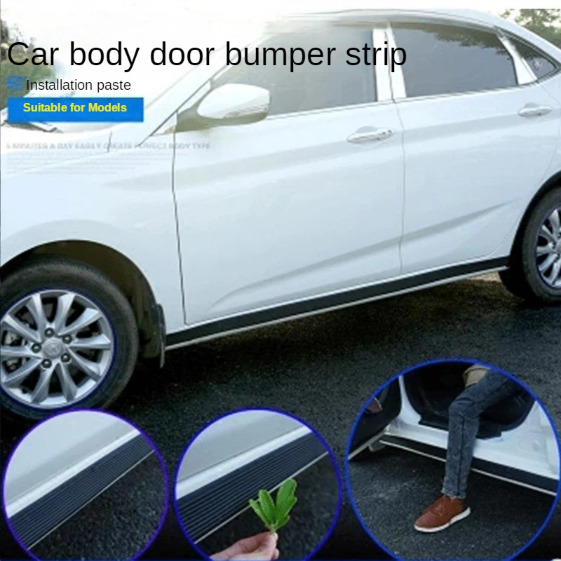 1M/3M/4M Car Door Side Edge Guard Decorative Protector Body Side Skirts Anti-scratch Protection Strip Car Stickers for All Cars