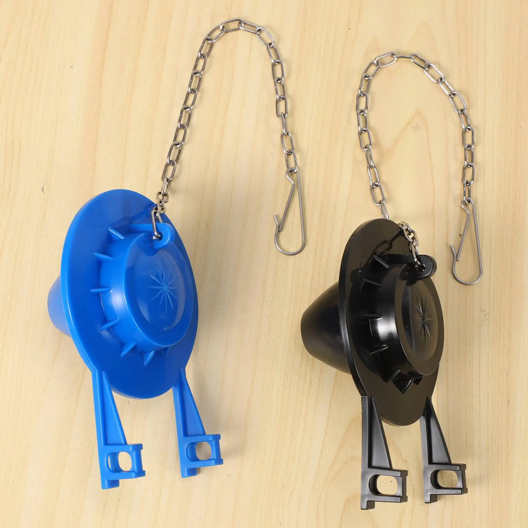 A93E-2 Pieces Toilet Flapper Replacements 2 Inch Toilet Flapper Stopper Water Saving Flappers With 2 Pieces Toilet Chains