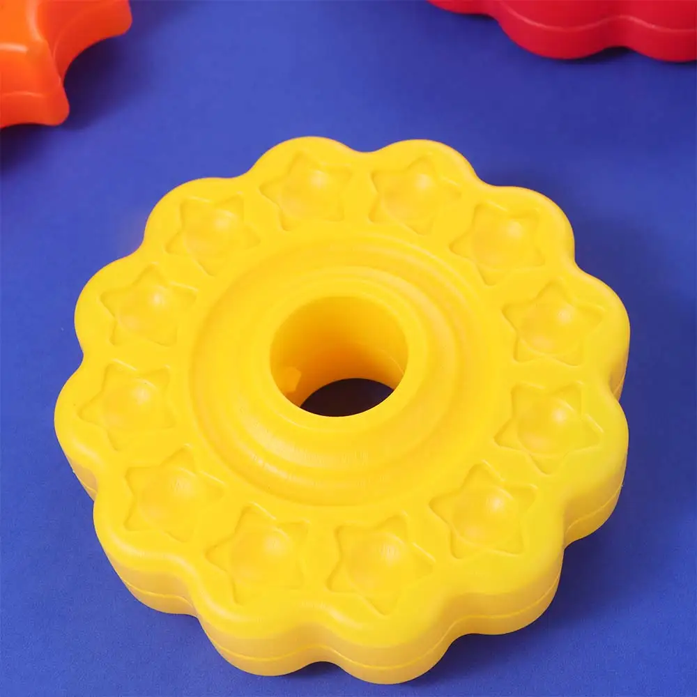 レインボーリングスタッカー レインボースピニングスタッキングトイ 早期教育 スタッカブル回転レインボータワー フェルールモンテッソーリ