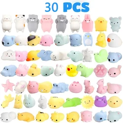 20-30 pack Kids Toys Squishies Squishy Kawaii Antistress Anima Novelty Toy Anti Stress Relief Toys Funny Extrusion Party Favors