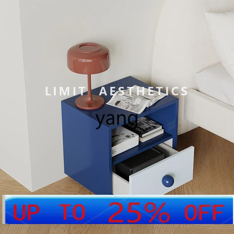 

LH retro style black bedside paint room bedside cabinet locker