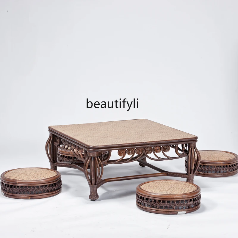 Chinese Style Kang Table Tatami Bay Window Table Small Coffee Table Home Window Sill Tea Table Tea Table