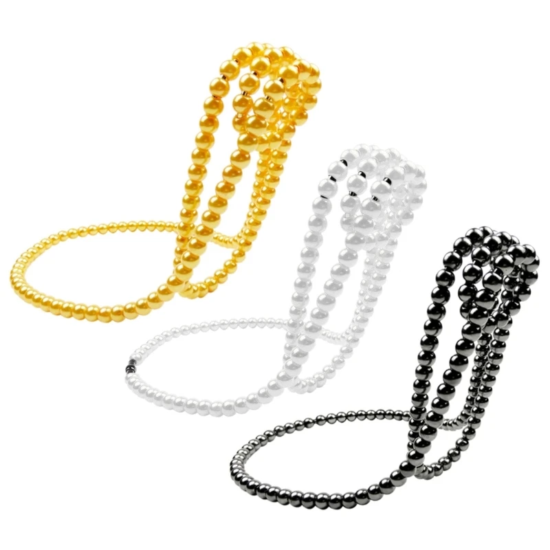 per portabottiglie creativo con collana perle imitazione Novità portabottiglie a sospensione portabottiglie champagne