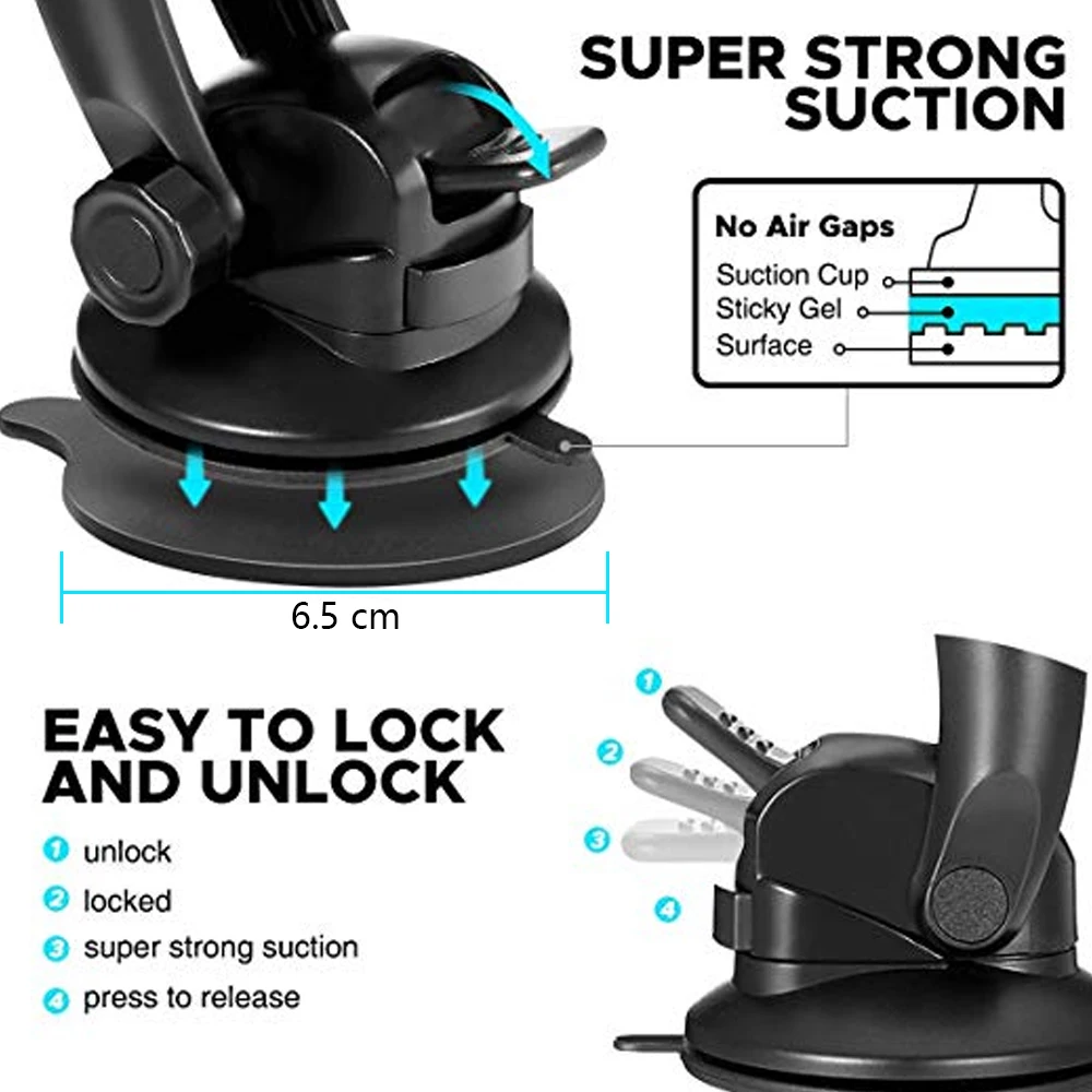 Strong Suction Car Tablet Moun - Essential Tablet Accessories review and price