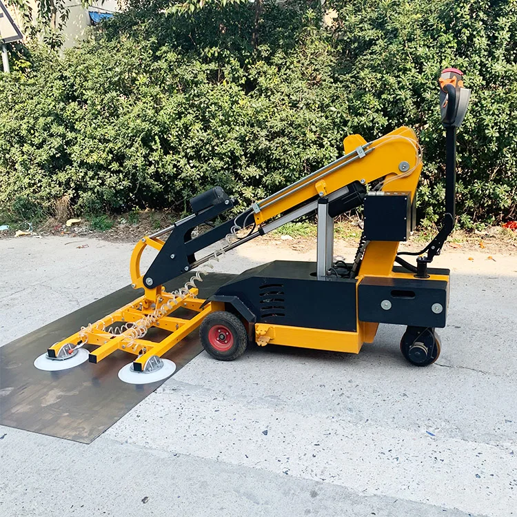 Electric Vacuum Glass Lifting Installation Robot 200kg -1000kg Glass Door Window Installation Truck Glass Suction Cup Truck