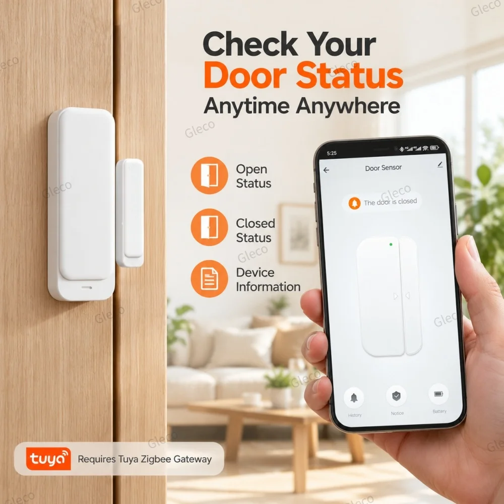 Tuya Zigbee Waterproof Door Se - Zigbee Door Window Sensor review and price