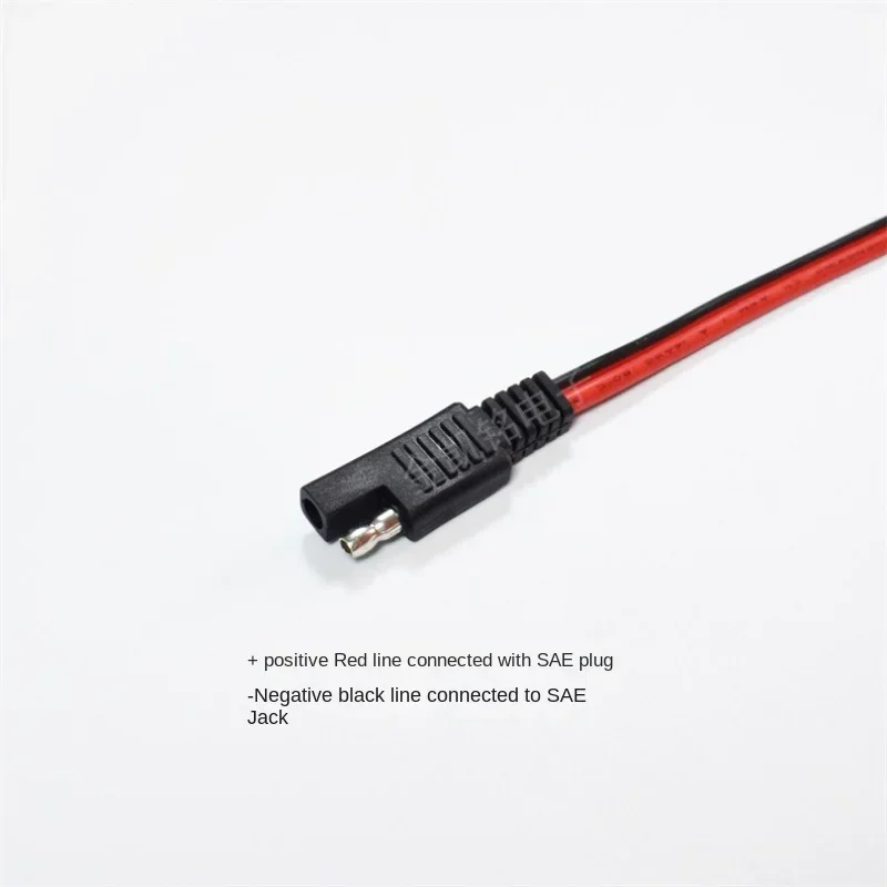 النحاس النقي 2mm2 لوحة طاقة شمسية 20A النحاس مطلي مشبك بطارية 75 مللي متر التمساح كليب إلى SAE التوصيل سلك الطاقة 36 سنتيمتر