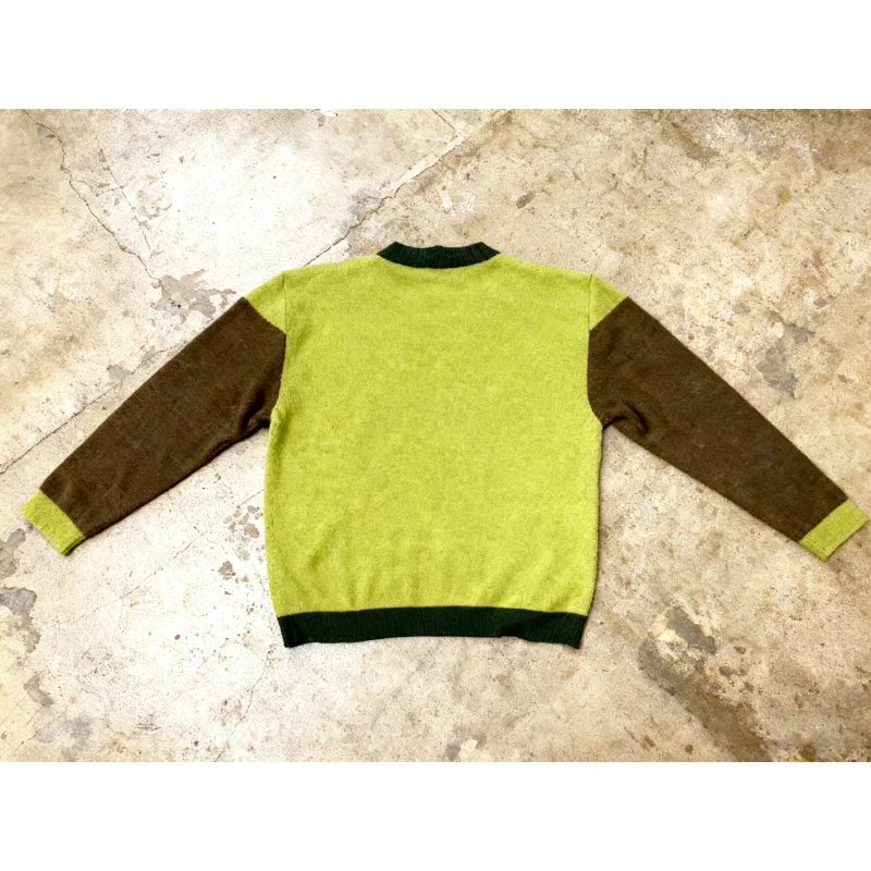 

Осень/Зима Винтажный жаккардовый свитер Осень/Зима Новый вязаный свитер с круглым вырезом