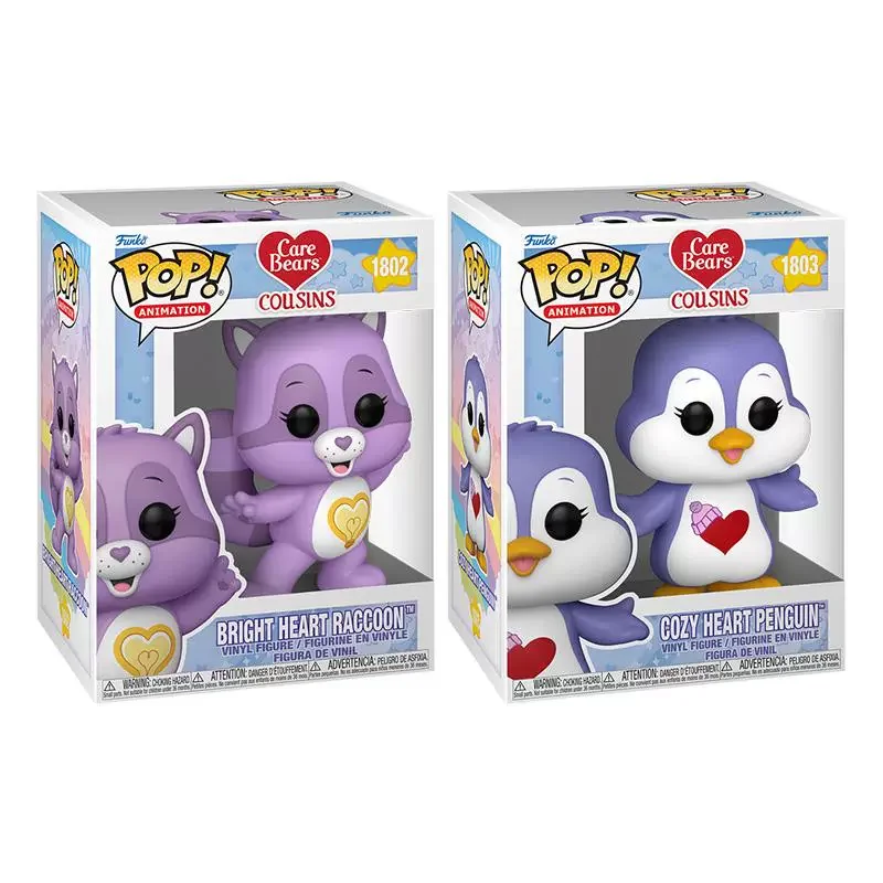 

Care Bears Funko Pop Анимация и мультфильмы Уютное сердце Уютное сердце Пингвин Пингвин Периферийные фигурки Игрушки Коллекционные украшения