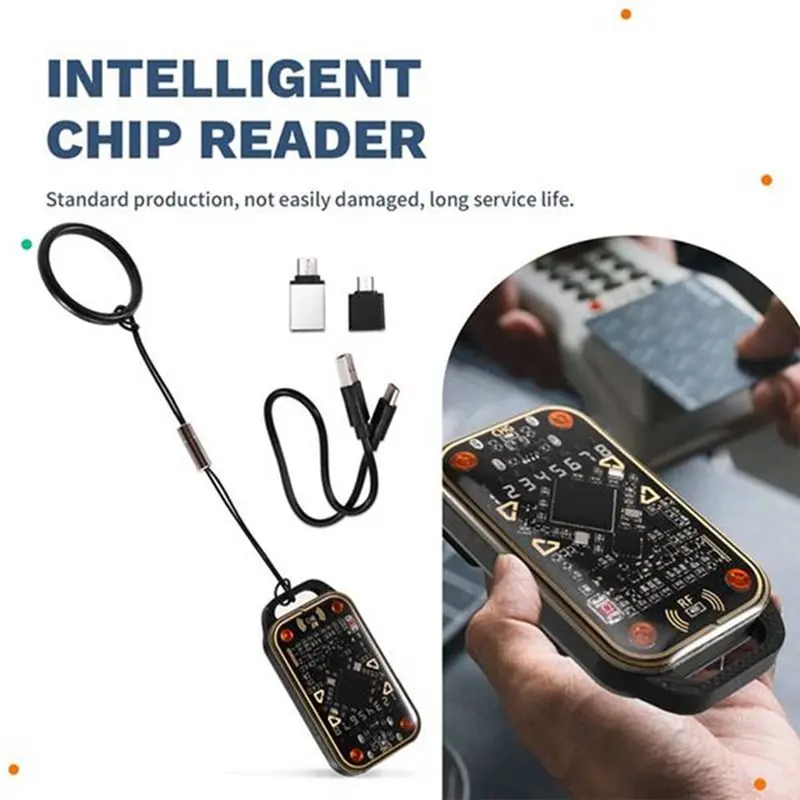 24-hour delivery Chameleon Ultra V3.0 RFID Smart Card Emulator Reader+ 9PCS UID/CUID Keychain Copier 125Khz 13.56Mhz ID IC Tags
