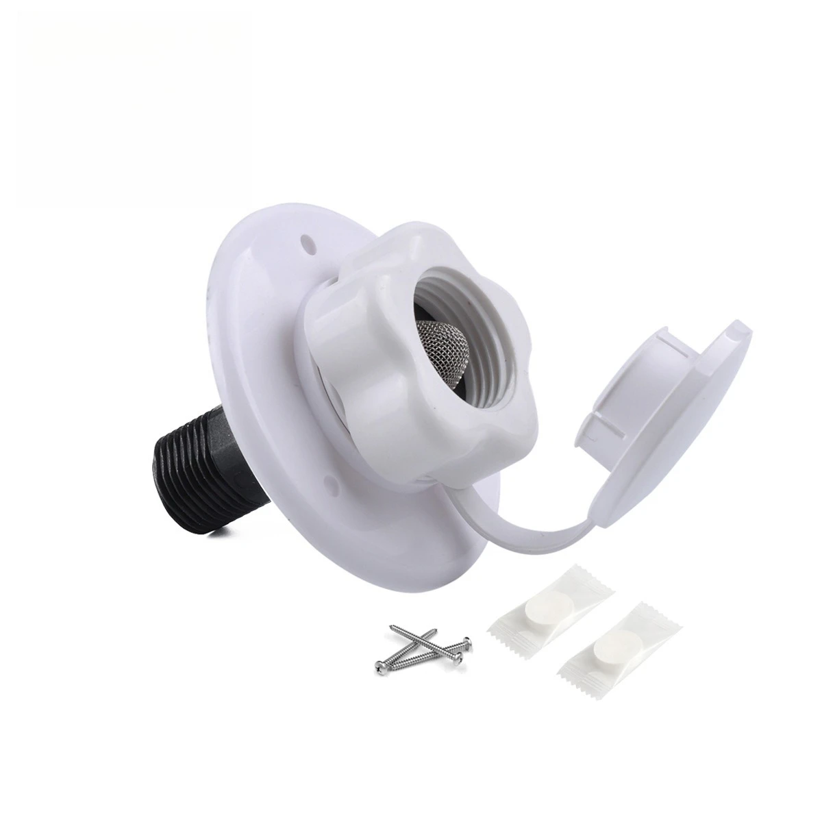 

Аксессуары для автофургонов Модифицированный автомобильный порт для заливки резервуара для воды, односторонний водяной клапан Гравитационный порт заполнения