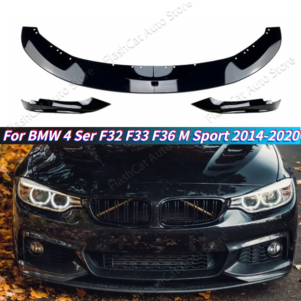 Spoiler de lábios dianteiro para BMW, divisor, difusor, proteção de capa, Body Kit, F32, F33, F36, M, 420i, 425i, 430i, 440i, M440i, 2014-2020