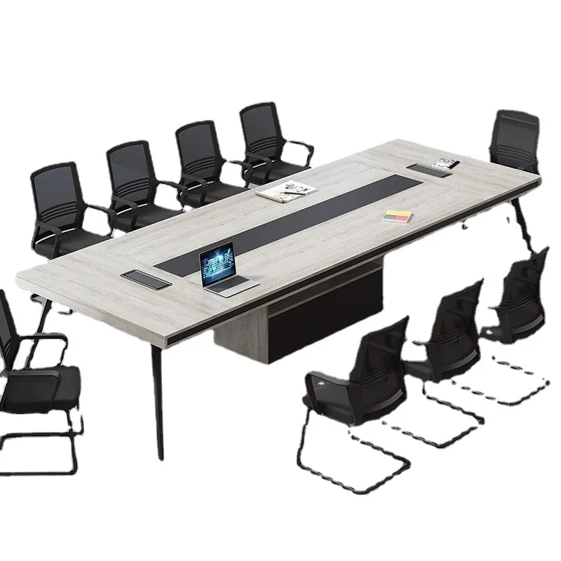 Desk Conference Table Simple Modern Small Meeting Room Reception Negotiation Room Table and Chair Combination