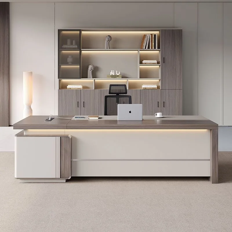 Desk Boss Table Office Table And Chair Combination Simple Modern Staff Seat Single Double Computer Desk Home Table