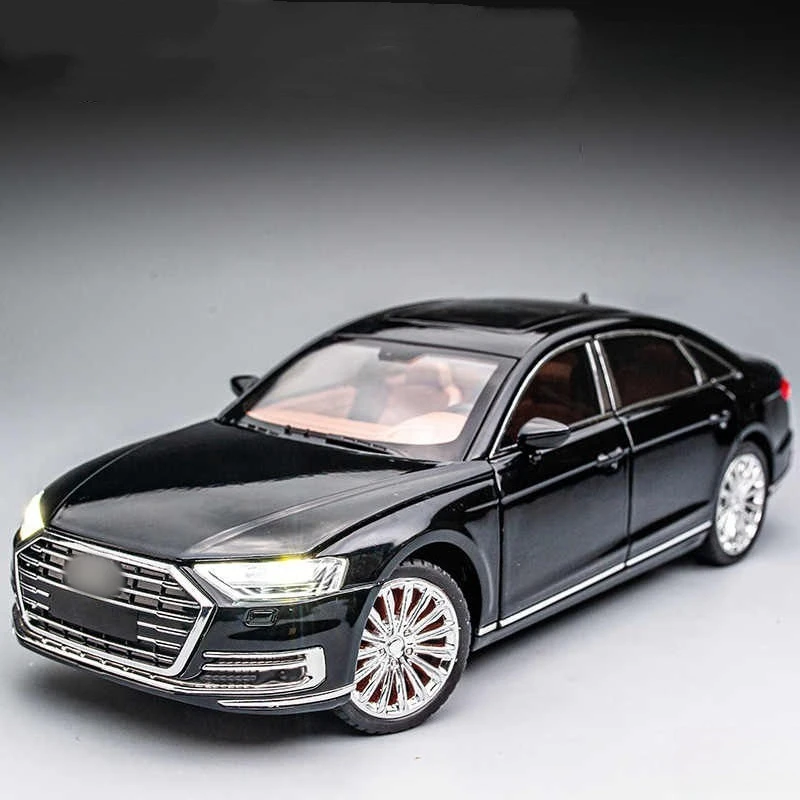 

1:24 A8 Alloy Car Model Simulation Car Collection Ornament Children's Toys Car Gifts Men Wholesale