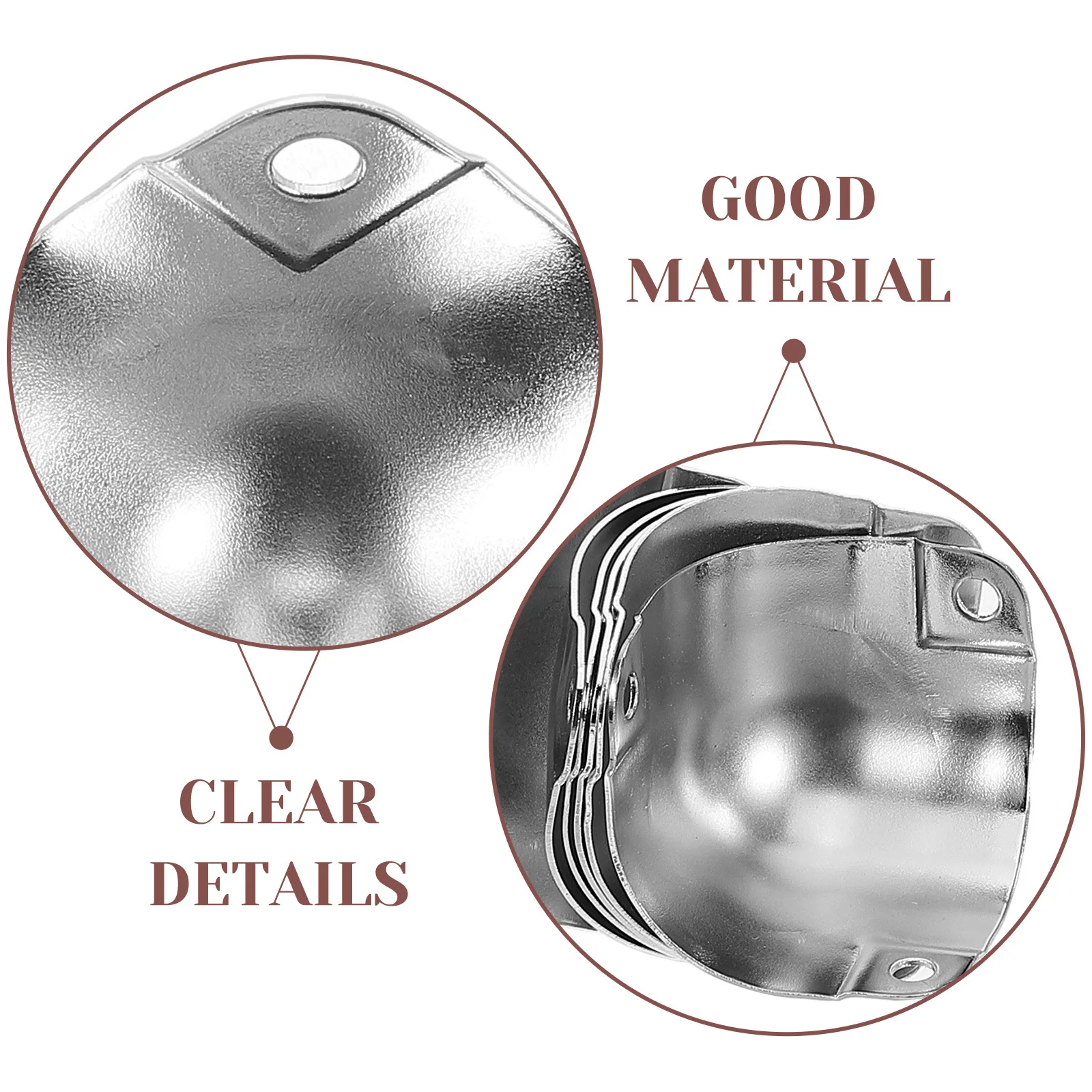 20Pcs Corner Edge Protectors Aluminum Alloy Metal Guards for Flight Cases Toolboxes Aviation Boxes Impact Resistance