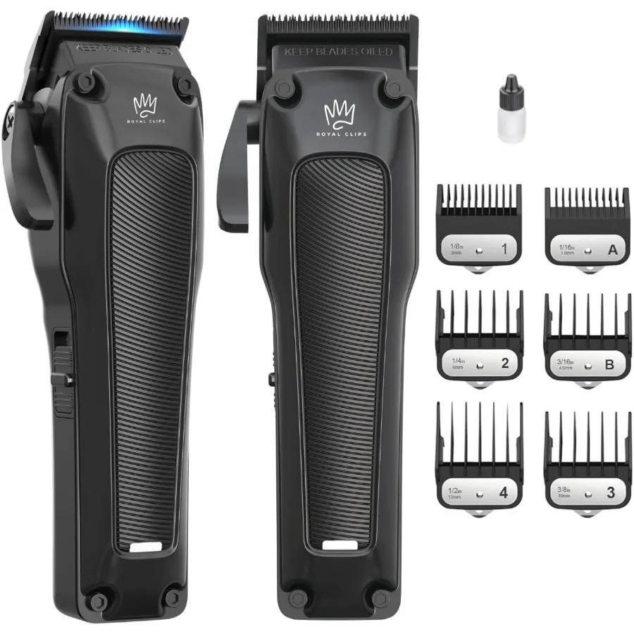 Fade Kit 2.0 Clippers with 7000rpm High-Speed Motor for Professional Men's Haircutting Detachable DLC Fade Blade for Precision