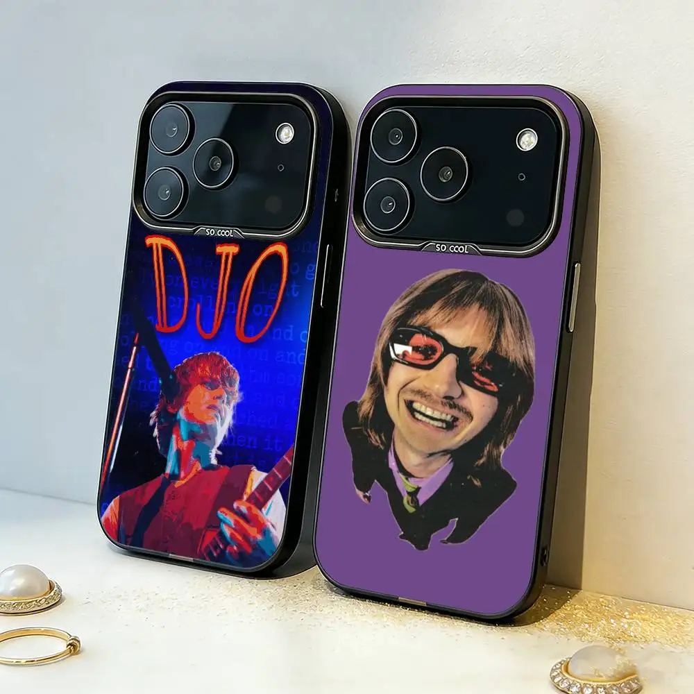 

Joe K-Keery D-Djo Phone Case For iPhone17,16,15,14,13,12,11,Pro,MAX Gray Matte Silicone Black Cover
