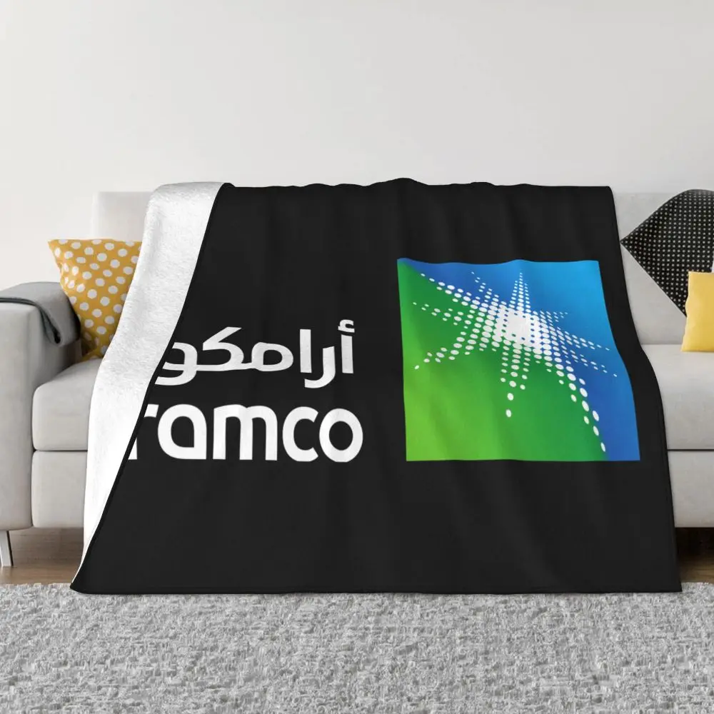 NEW Saudi Aramco Blankets and Throws Super Soft Thermal Indoor Outdoor Blanket for Living Room Bedroom Travel