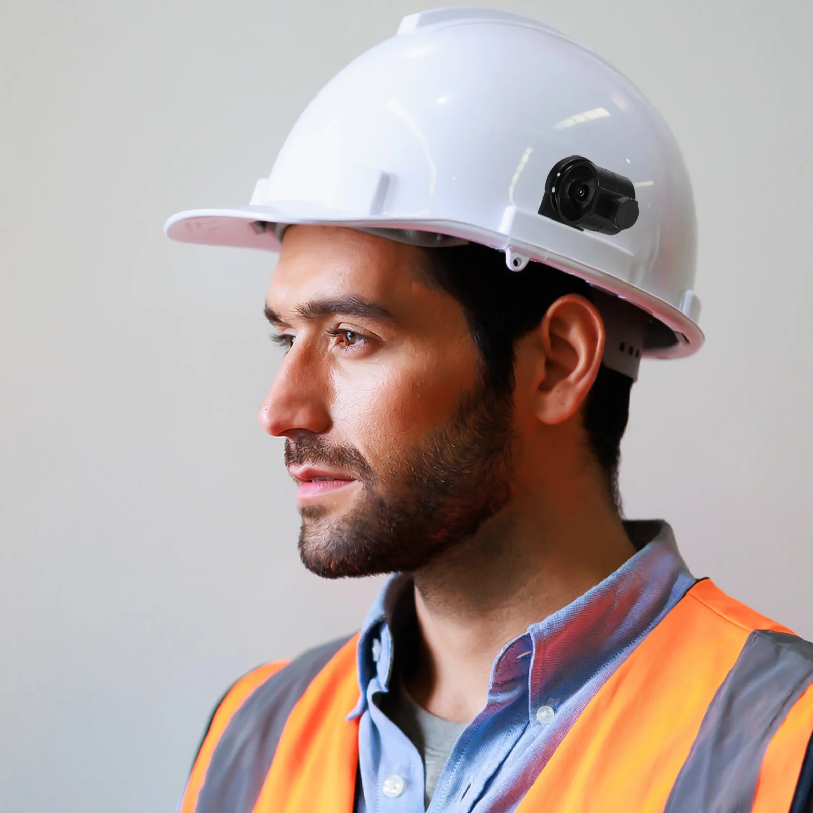 하드햇 헤드램프 마운트 안전 손전등 홀더 건설 캠핑 소방용 미끄럼 방지 클립 내구성이 뛰어난 경량