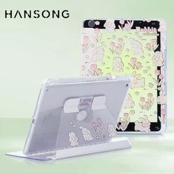 For iPad 2024 Air 6 11 iPad Pro 11 12.9 13 10 Gen 10.2 9th 8th 6th 5th 9.7 inch Air 4 5 10.9 Mini 7 6 Smart Transparent Case