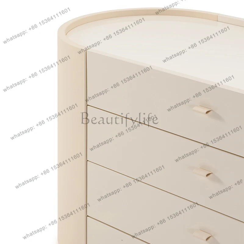 Modern simple chest of drawers storage cabinet bedroom bedside table design home living room Italian locker