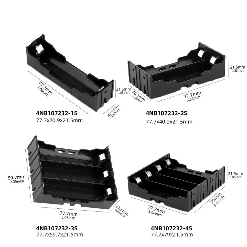H37B Chủ tịch Pin 18650 đa năng với Pin Pin Clip Hộp phù hợp cho nhiều ứng dụng điện tử khác nhau