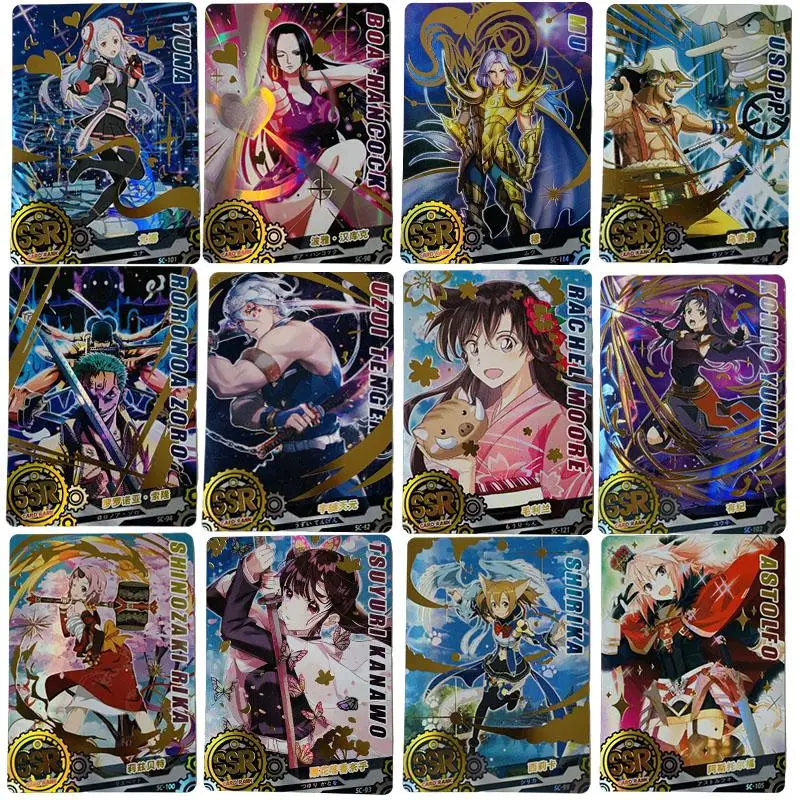 Anime Card of The Gods Roronoa Zoro Rengoku Kyoujurou Ssr Card Rare Cards Children\'s Toys Boys Surprise Birthday Gifts