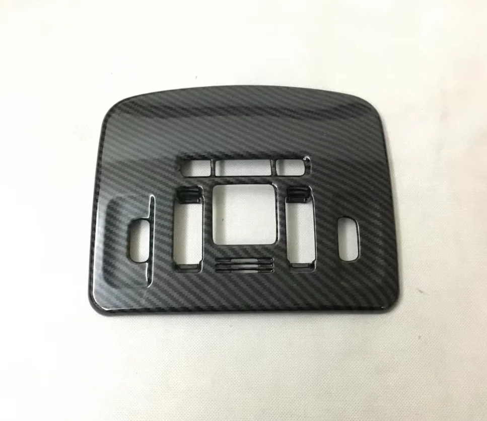 Suitable for Toyota Camry 2018 2019 2020 ABS Rear reading light Front reading light decoration Auto Parts carbon fibre silvery