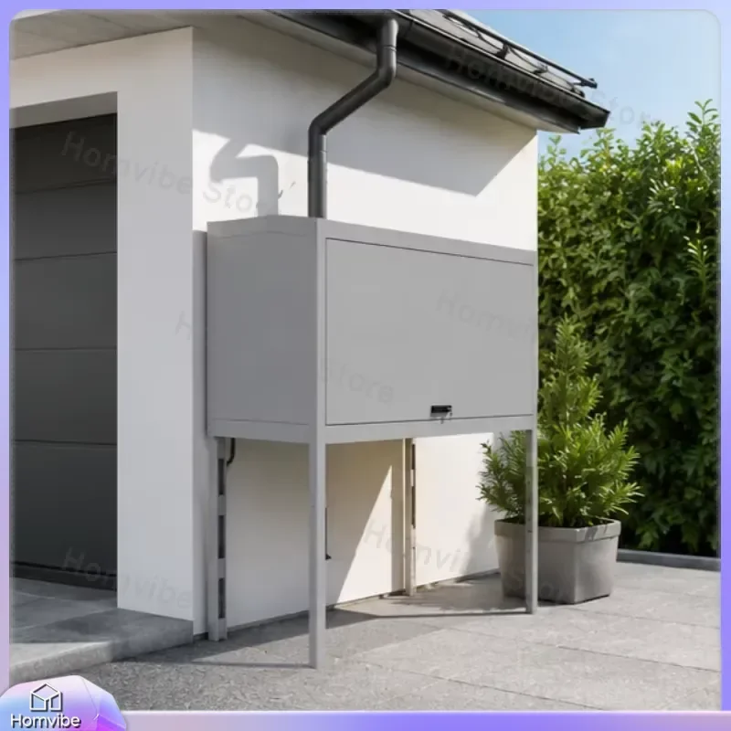 Outdoor Storage Cabinet Waterproof Garden Shed Large Capacity Deck Box Patio Furniture Organizer for Tools Cushions Pool