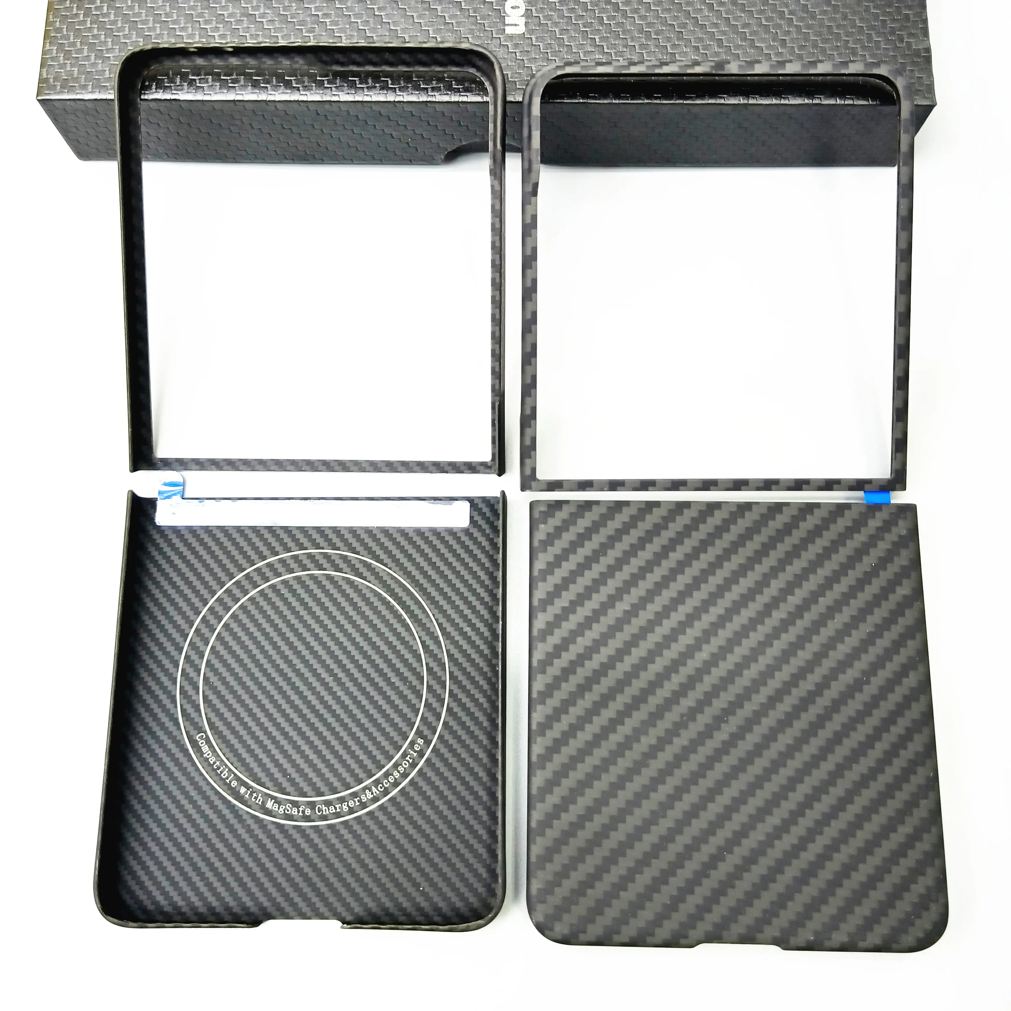 

Genuine Aramid Carbon Fiber Magsafe Case For Samsung Galaxy Z Flip 7 Flip7 ZFlip7 Matte Thin Magnetic Wireless Bulletproof Cover