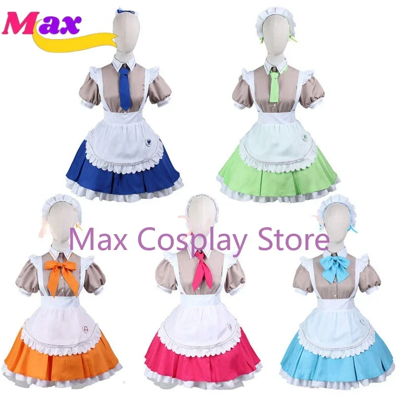 

Max Shibuya Kanon Heanna Sumire платье горничной косплей Тан Кеке Хацуки Рен костюм LL
