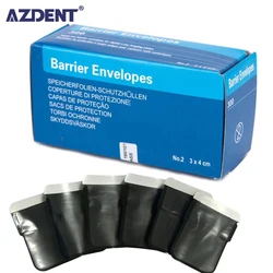 AZDENT 300Pcs/Bag Dental Consumables Materials Dental Barrier Envelopes Dental Bags for X-ray Film 2# X-ray Film Bags