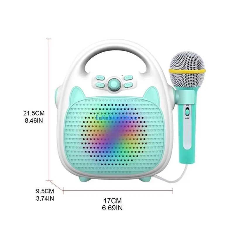 à main Portable pour enfants, haut-parleur, Microphone compatible avec Surround stéréo à 360 degrés, 62CF