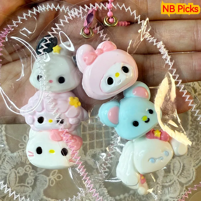 

Мягкие игрушки-антистресс Hello Kitty в тройной упаковке, милые мини-подвески для сумок, маленькие подарки, подвески для рюкзаков