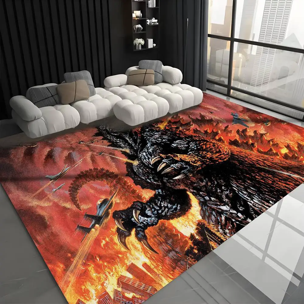 G-Godzillas الكلمة حصيرة مطبوعة السجاد الكبير غرفة المعيشة وغرفة النوم السجاد الحمام المضادة للانزلاق الباب الحصير السجاد الصغيرة