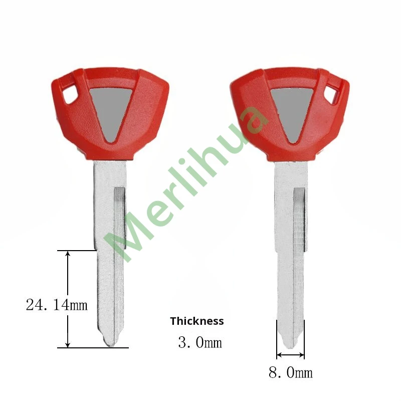 Chiave moto, per Kawasaki Ninja NINJA400 600 Z400 Z800 Z900 Z1000 embrione chiave moto (può installare chip)