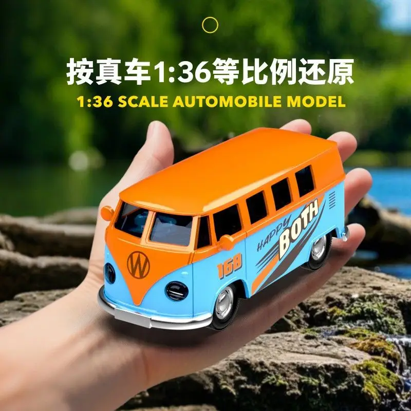 1:36 طبعة محدودة للأطفال محاكاة سيارة لعبة حافلة سيارة سبيكة التراجع لعبة مجسمة للسيارة