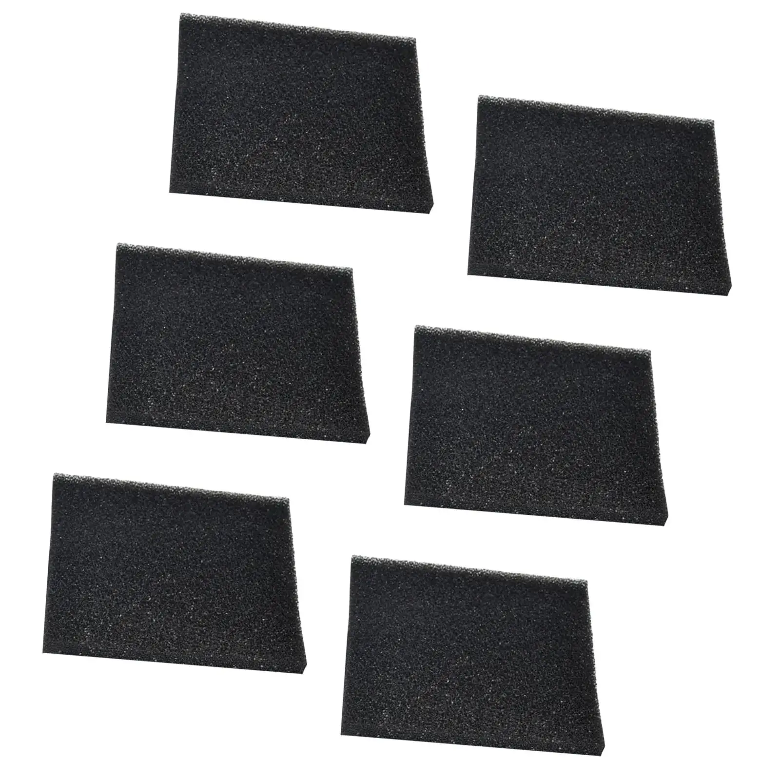 

6 сменных фильтров для кухонного компостного бака, квадратные сверхтолстые фильтры, впитывающие запахи, листы, аксессуары