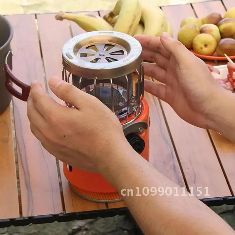 سخان التخييم للخيمة مواقد الطبخ المحمولة مع سخان كفاءة السياحية في الهواء الطلق بقاء والعتاد كوك الصيد العالي للموقد