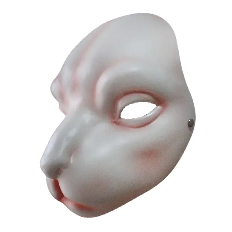 Muscle Rabbit Mask Halloween Dress Up Crazy Rabbit Party Performance Props Resin Process